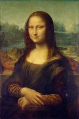 LEONARDO DA VİNCİ'NİN MONA LİSA ESERİ DUVAR POSTERİ