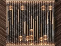 GEOMETRİK SÜTUN TEMALI ÇITA GÖRÜNÜMLÜ DUVAR POSTERİ