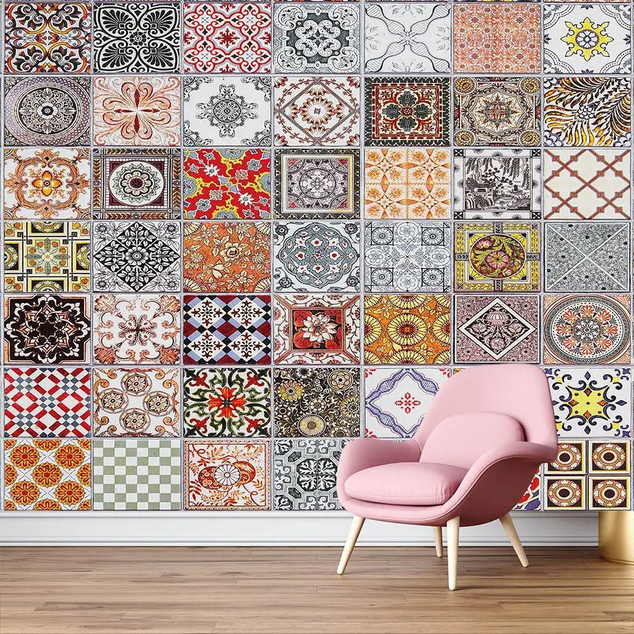 ETNİK DESEN DUVAR POSTERİ