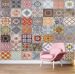 ETNİK DESEN DUVAR POSTERİ