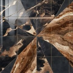 GEOMETRİK MERMER DESEN DUVAR POSTERİ