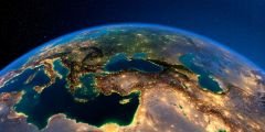 GÖKYÜZÜ DÜNYA DUVAR POSTERİ