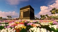ÇİÇEKLİ KABE DUVAR POSTERİ