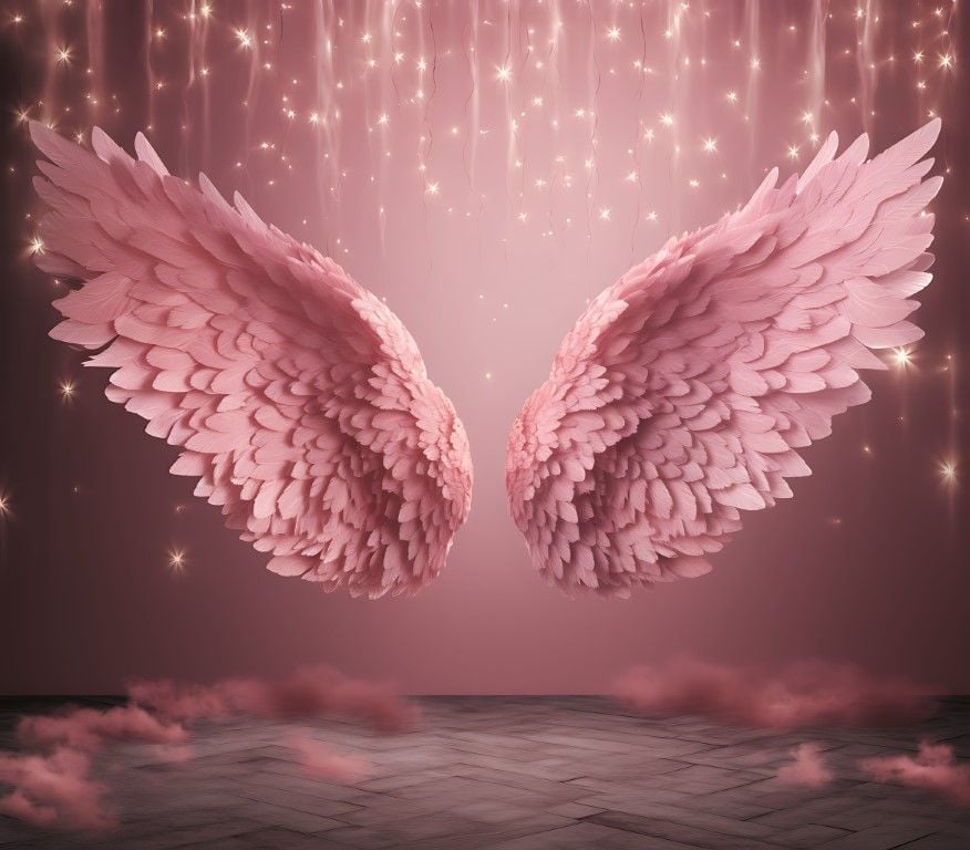 PEMBE MELEK KANADI DUVAR POSTERİ