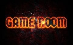 GAME ROOM YAZILI OYUN SALONU DUVAR POSTERİ