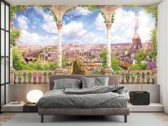 PARİS ŞEHİR MANZARASI DUVAR POSTERİ