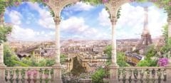 PARİS ŞEHİR MANZARASI DUVAR POSTERİ