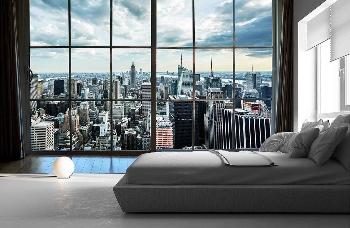 NEW YORK ŞEHİR MANZARASI DUVAR POSTERİ