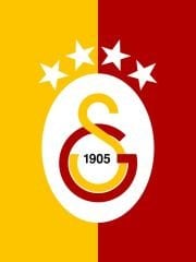 SARI KIRMIZI GALATASARAY LOGOLU DUVAR POSTERİ