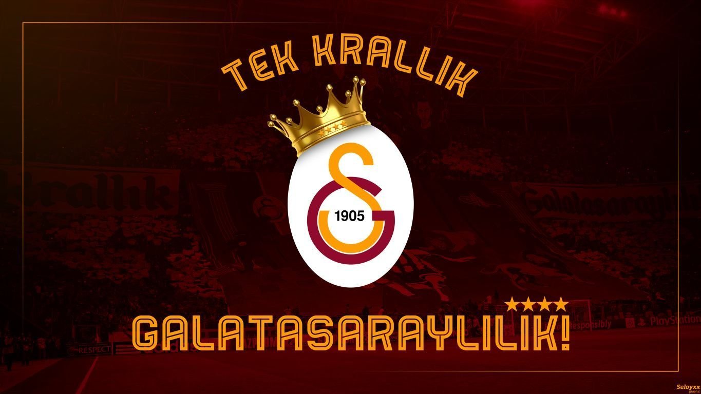STADYUM ARKA PLANLI GALATASARAY DUVAR POSTERİ