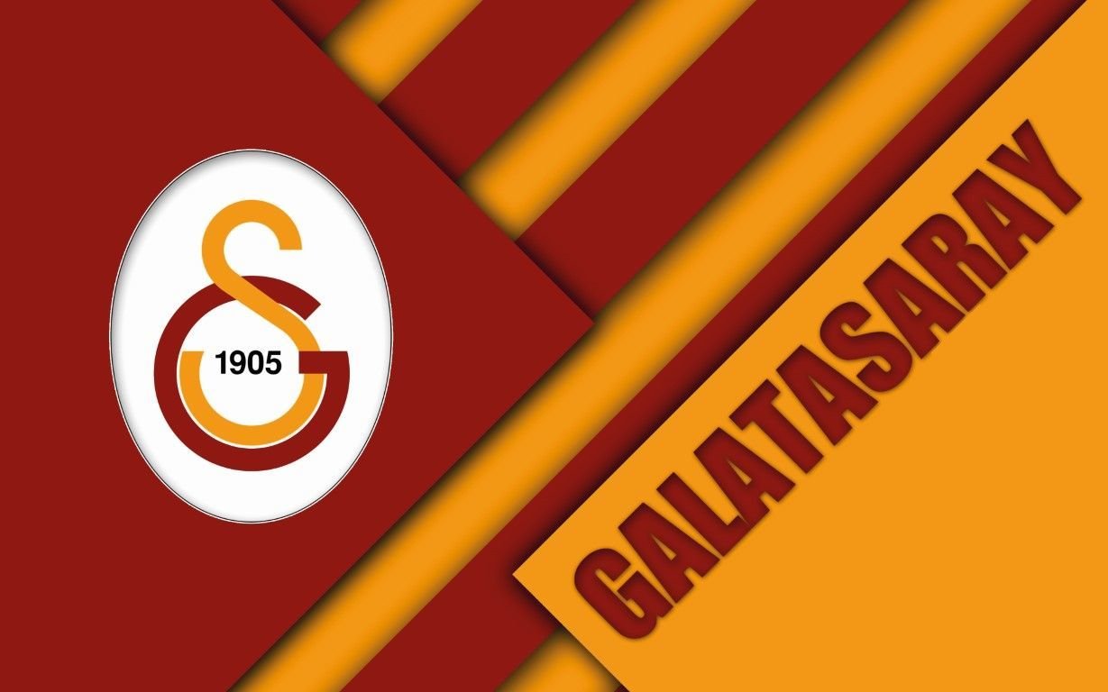 ÇİZGİLİ GALATASARAY YAZILI VE LOGOLU DUVAR POSTERİ