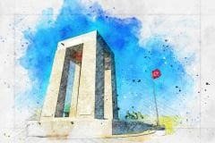 ÇANAKKALE DUVAR POSTERİ