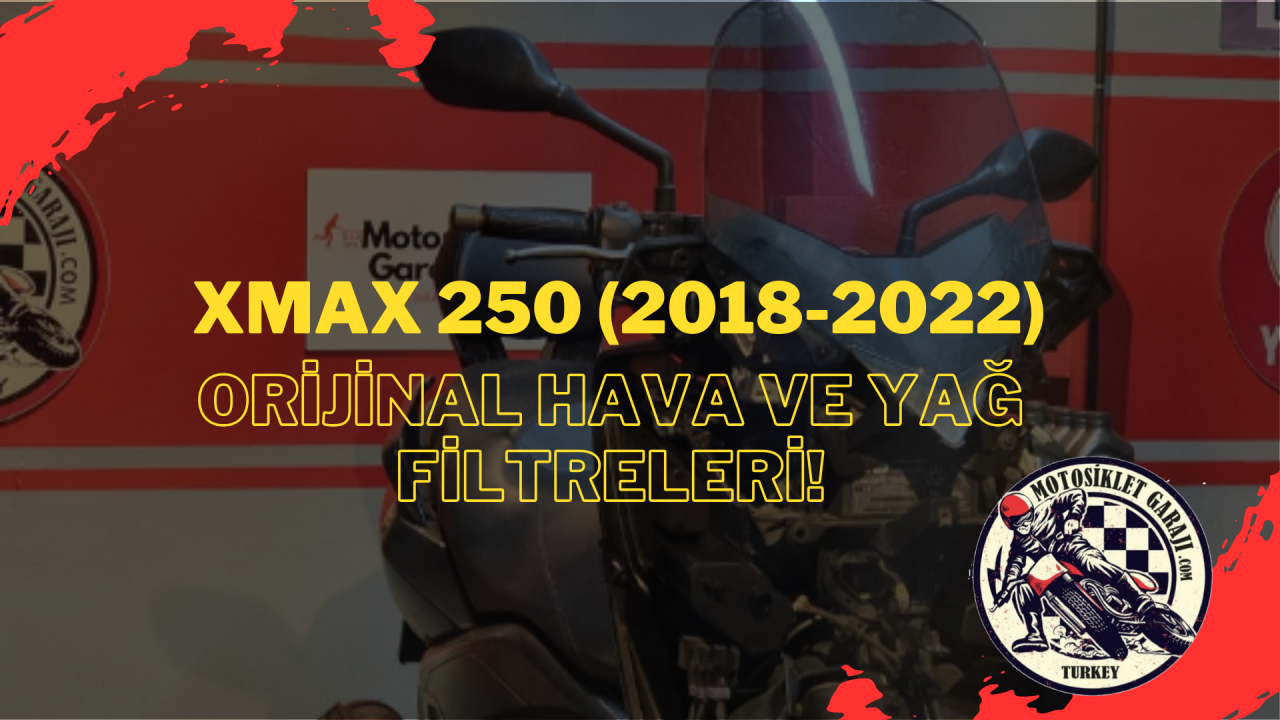 Xmax 250 (2018-2022) Motorunuzun Kaliteli Nefesi: Sadece Orijinal Hava ve Yağ Filtreleri!