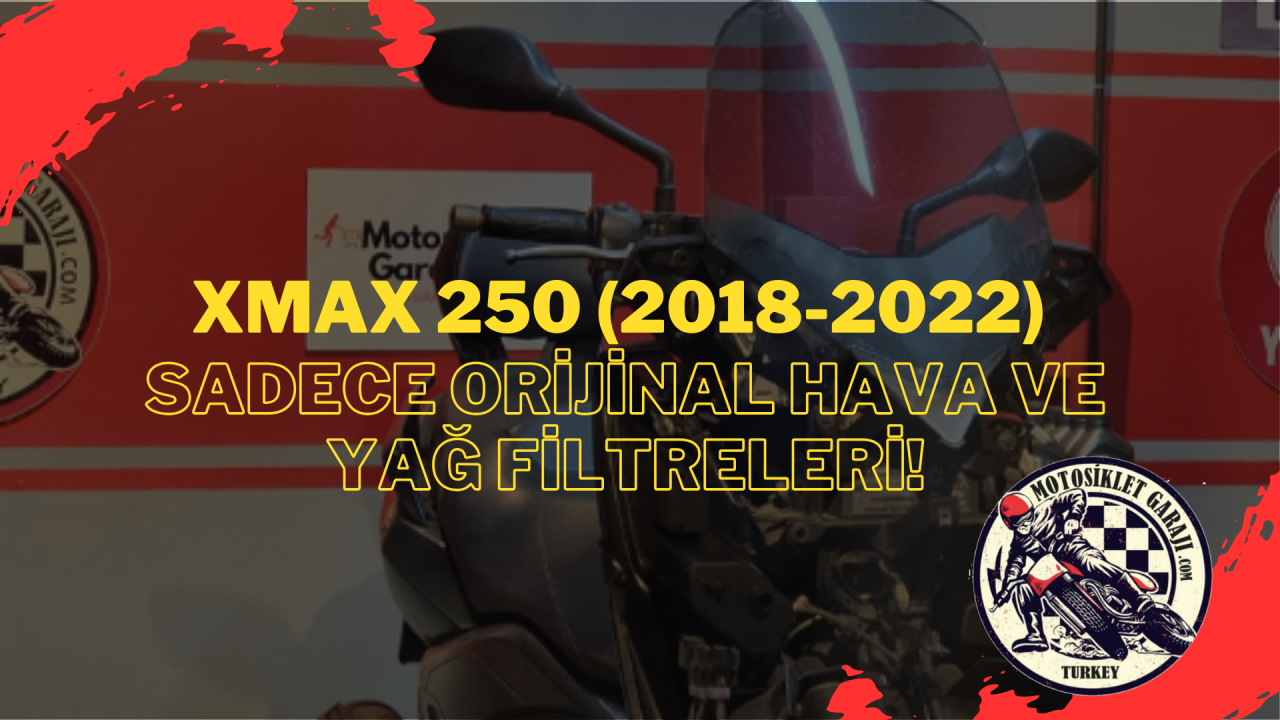 Xmax 250 (2018-2022) Motorunuzun Kaliteli Nefesi: Sadece Orijinal Hava ve Yağ Filtreleri!