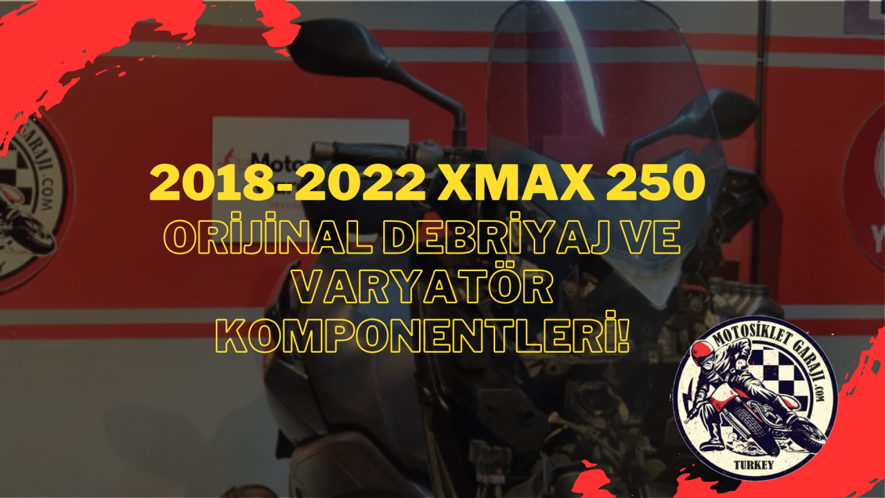 Akıcı Sürüşün Sırrı: 2018-2022 Xmax 250 Orijinal Debriyaj ve Varyatör Komponentleri!
