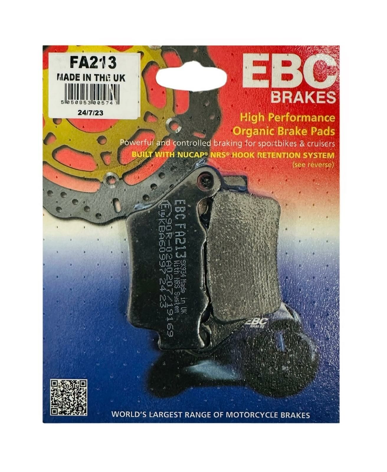 EBC FA213 Arka Fren Balatası Orjinal