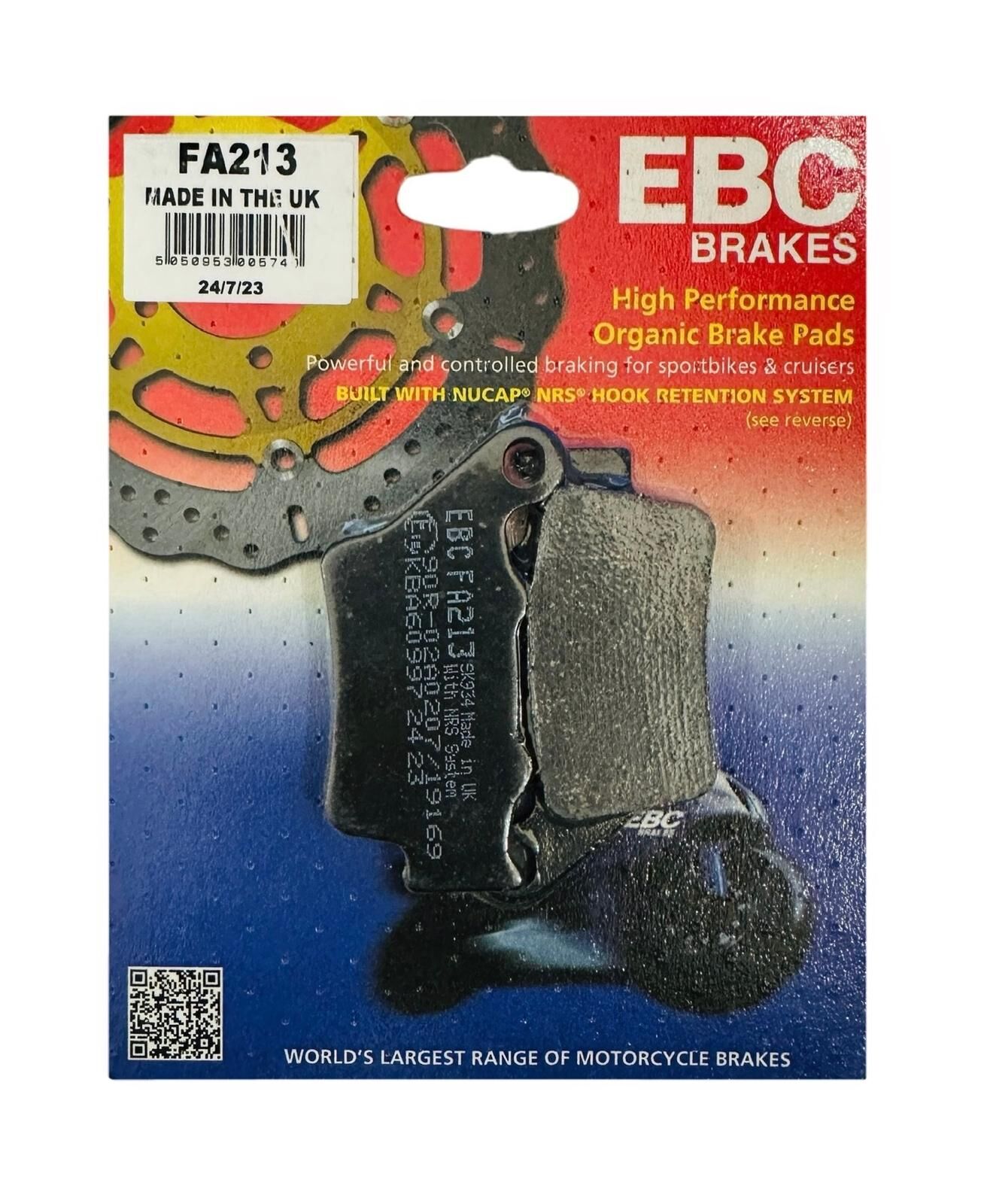 EBC FA213 Arka Fren Balatası Orjinal