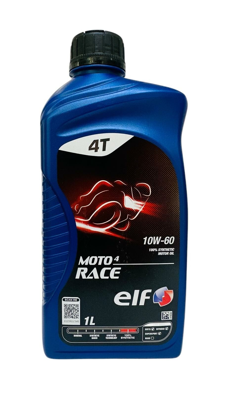 Elf Moto 4 Race 10W-60 Full Sentetik Motor Yağı 1L