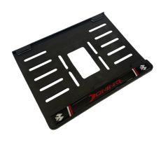 Bajaj Dominar Plastik Kırılmaz Plakalık Kırmızı 1 (15x24)