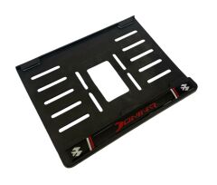 Bajaj Dominar Plastik Kırılmaz Plakalık Kırmızı 1 (15x24)