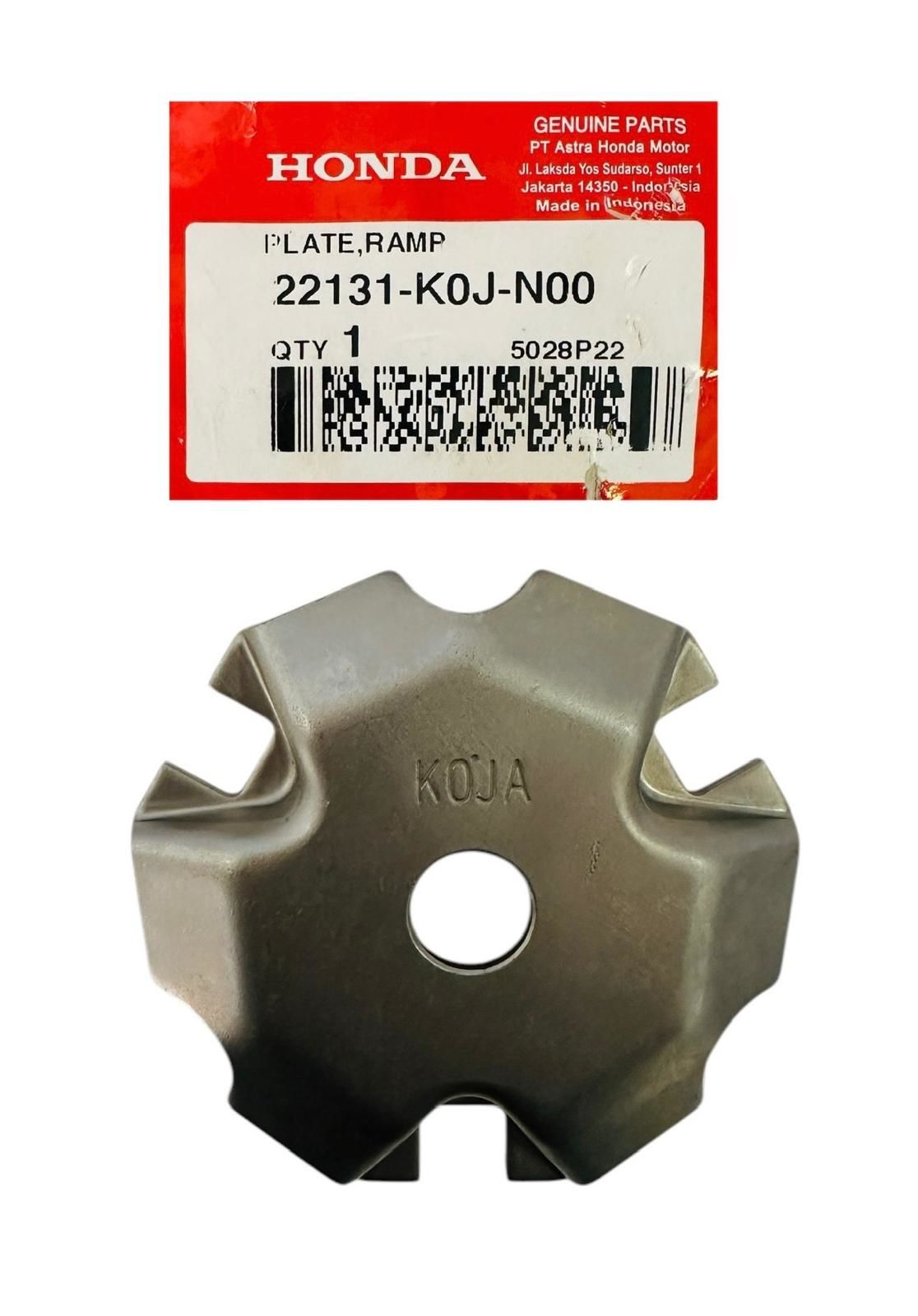 Honda Dio 110 Kızak Kayma Kapağı Orjinal (22131-K0J-N00)