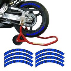 Michelin 3D Lastik Yanak Yazısı Mavi