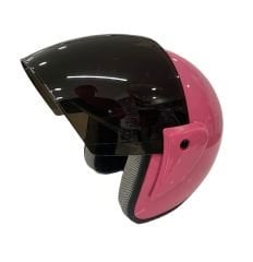 Pro Helmets F-009 Pembe Yarım Kask