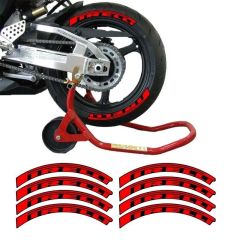 Pirelli 3D Lastik Yanak Yazısı Kırmızı