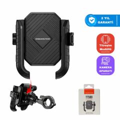 KNMASTER TT500 Titreşim Önleyicili Motosiklet Telefon Tutucu