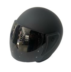 Pro Helmets F-009 Mat Siyah Yarım Kask