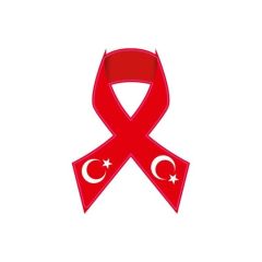 Gogo Kurdele Türk Bayrağı Desenli Sticker 70 x 100 mm