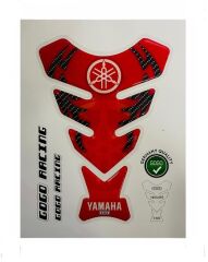 Yamaha Kırmızı Desenli Tek Parça Tankpad (Kırmızı Siyah)