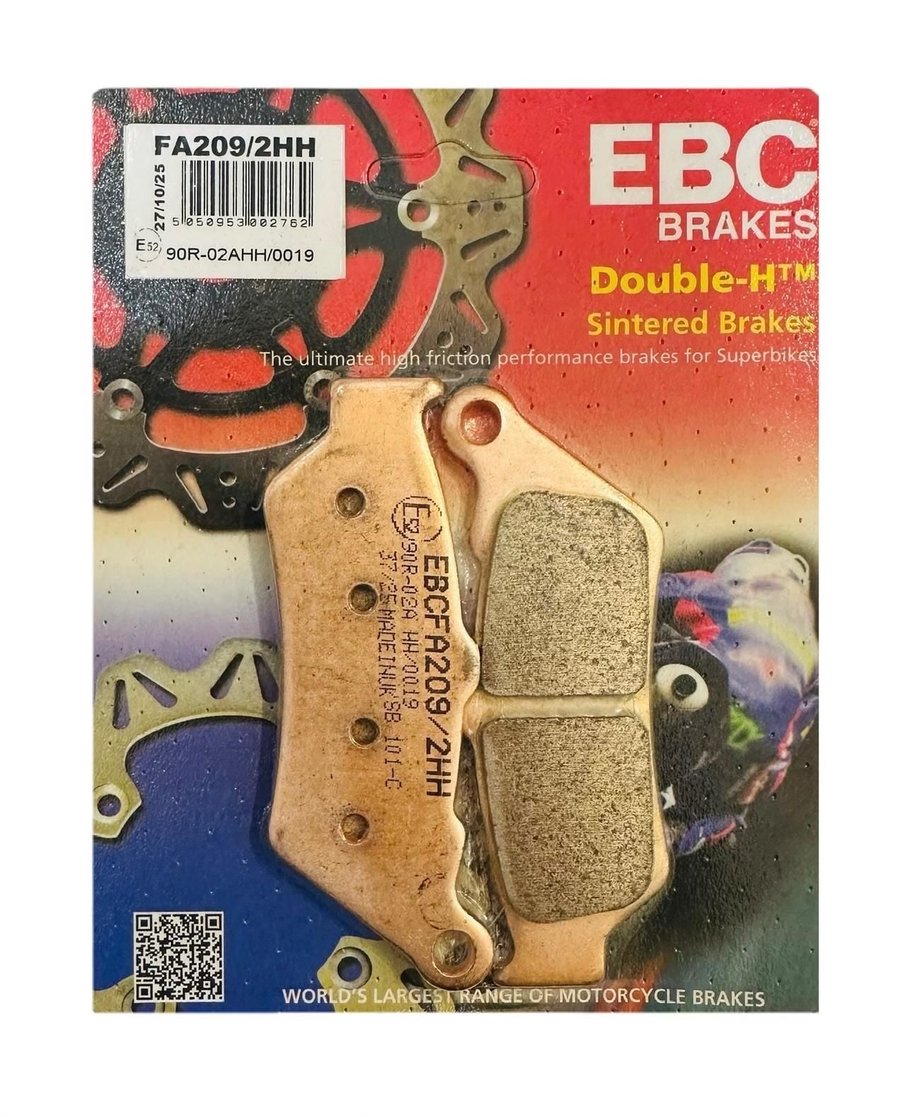 Ebc FA209/2HH Double-H Sinterli Fren Balatası Orjinal