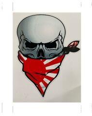 Gogo Kuru Kafa Desenli Sticker