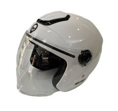 Rsv Helmets 618 Güneş Vizörlü Beyaz Yarım Kask