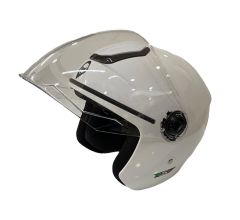 Rsv Helmets 618 Güneş Vizörlü Beyaz Yarım Kask