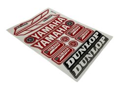 Yamaha Dunlop A4 Sticker Kırmızı