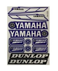 Yamaha Dunlop A4 Sticker Mavi