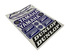 Yamaha Dunlop A4 Sticker Mavi