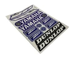 Yamaha Dunlop A4 Sticker Mavi