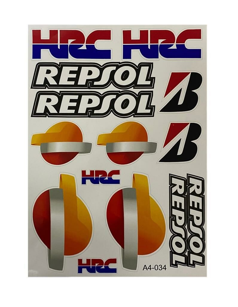 Honda Repsol A4 Sticker