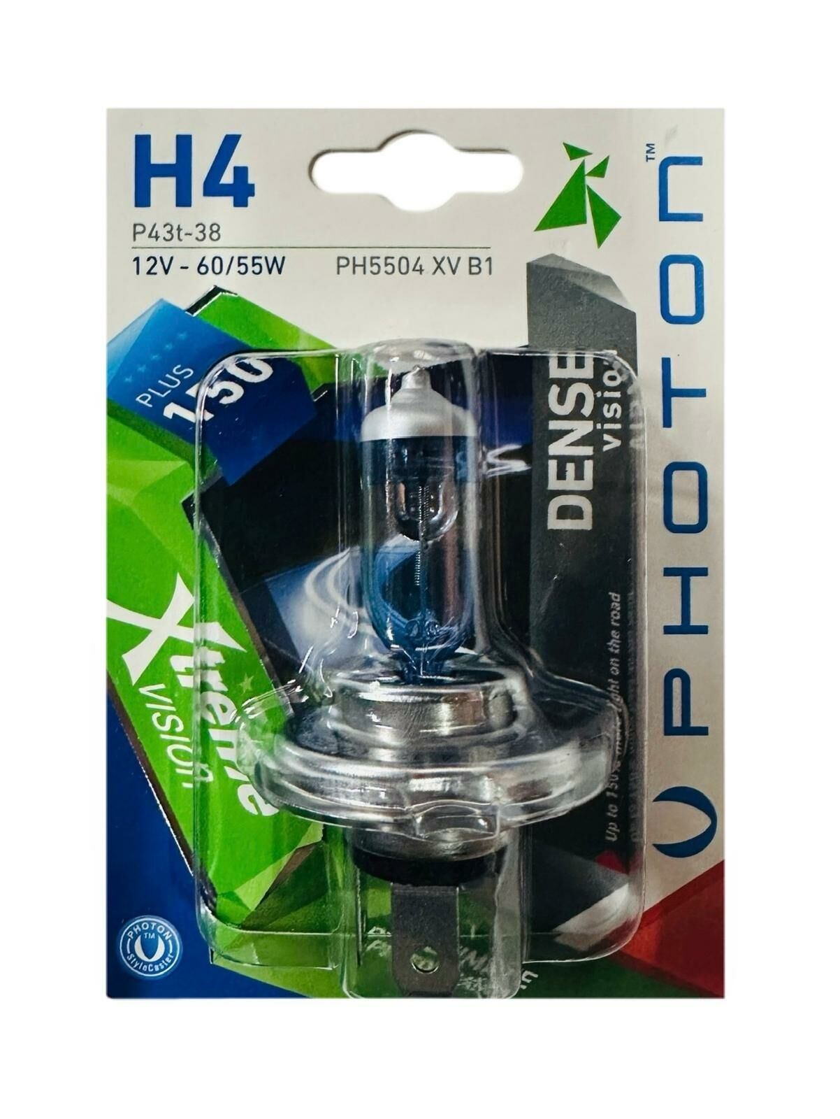 Photon H4 12V-60/55W Xtreme Vision Far Ampulu Tekli (%150 Daha Fazla Işık)