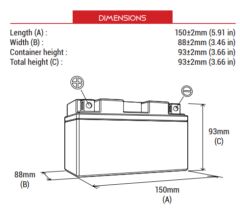 Bs Battery Btz10S Bs Motosiklet Aküsü