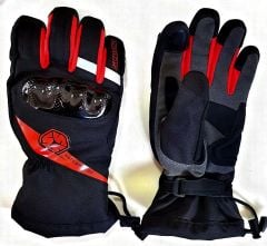 Scoyco Mc-71 Red Carbon Kışlık Eldiven