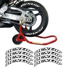 Dunlop 3D Lastik Yanak Yazısı Beyaz