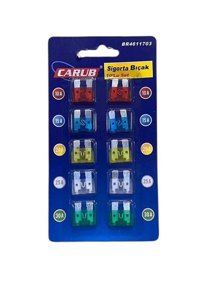 Carub Bıçak Sigorta 10'Lu Büyük