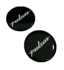 Bajaj Pulsar 5x5 Cm İkili Damla Etiket Siyah Beyaz