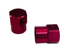 Mg Moto Nikelajlı Metal Sibop Kapağı Bordo 2' Li