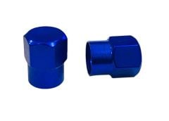 Mg Moto Nikelajlı Metal Sibop Kapağı Mavi 2' Li