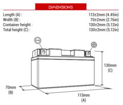 Bs Battery Btx7L Bs Motosiklet Aküsü